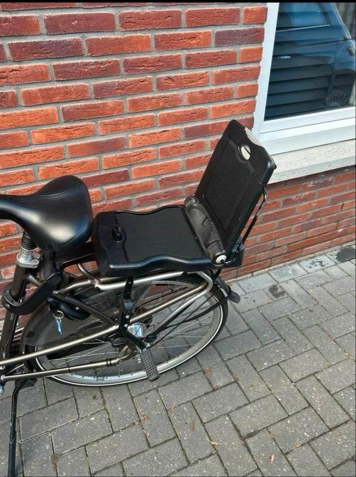 Fietsstoel Achterzitje voor Kinderen, Achterzitje, Ophalen, 15 t/m 25 kg, Gebruikt