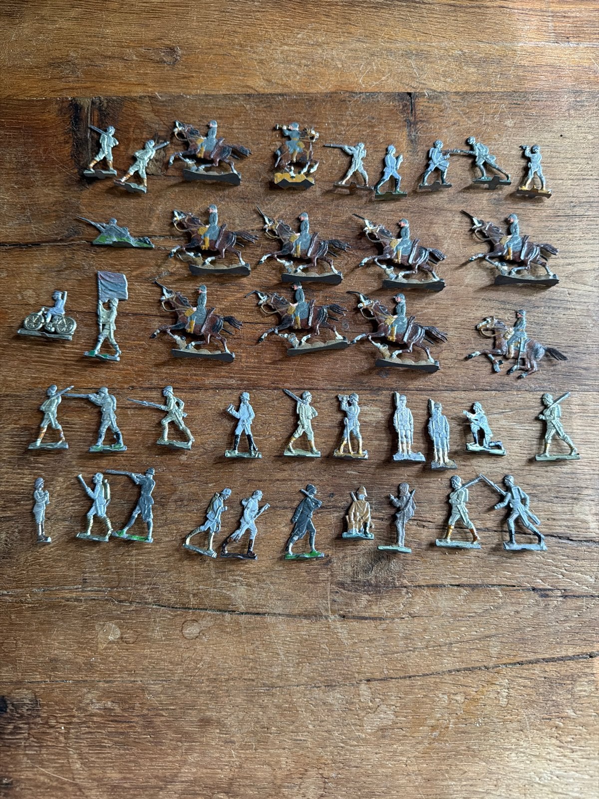Vintage Loden Speelgoed Soldaten Collectie, Verzamelen, Ophalen of Verzenden, Gebruikt
