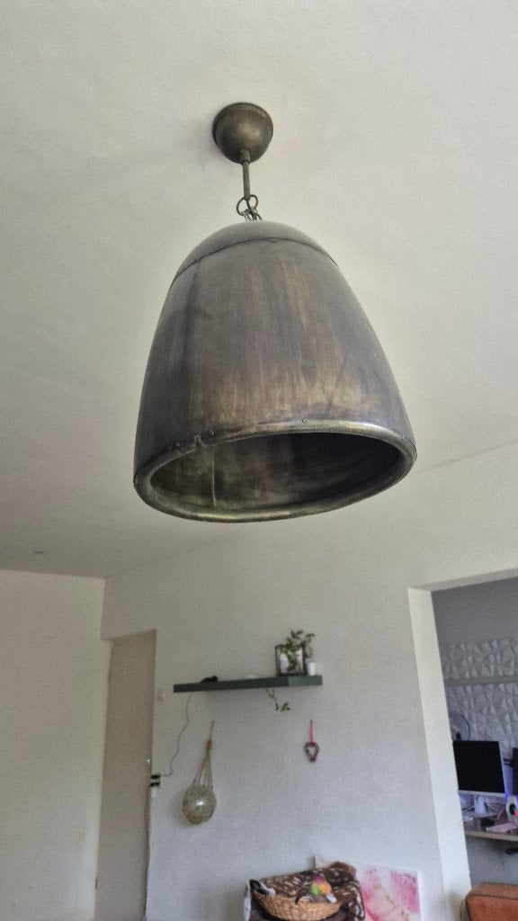 Industriële hanglamp, Ophalen, Zo goed als nieuw, Metaal, Minder dan 50 cm