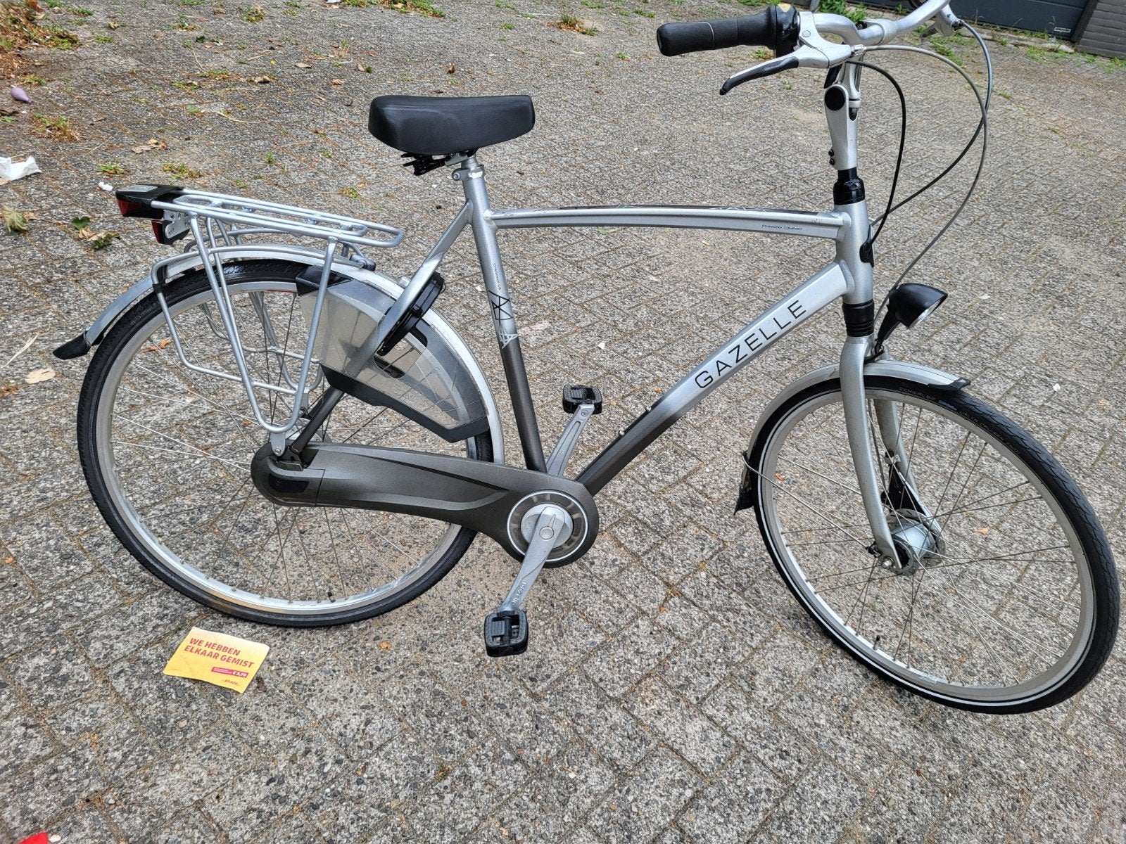 Gazelle chamonix herenfiets 28 inch N7 H61, Ophalen, Gebruikt, Gazelle, Versnellingen
