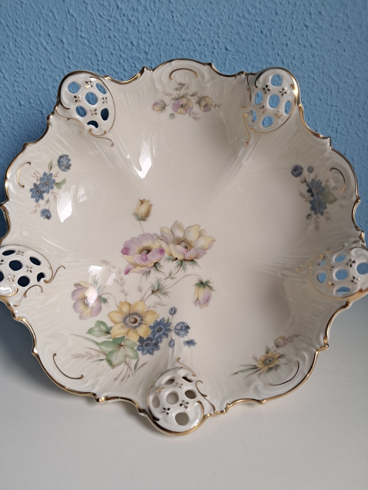 Zeldzame vintage porseleinen schaal van Rosenthal, Ophalen of Verzenden