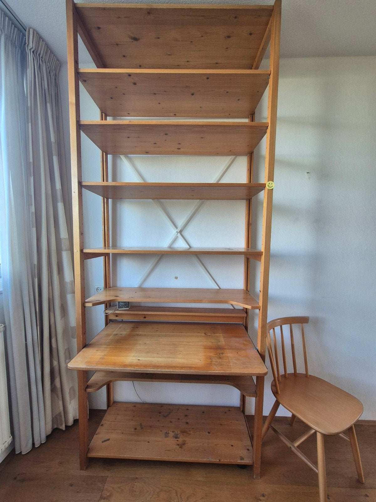 Lundia Original bureau-kast / thuiswerkplek met schappen (H:, Ophalen, Gebruikt
