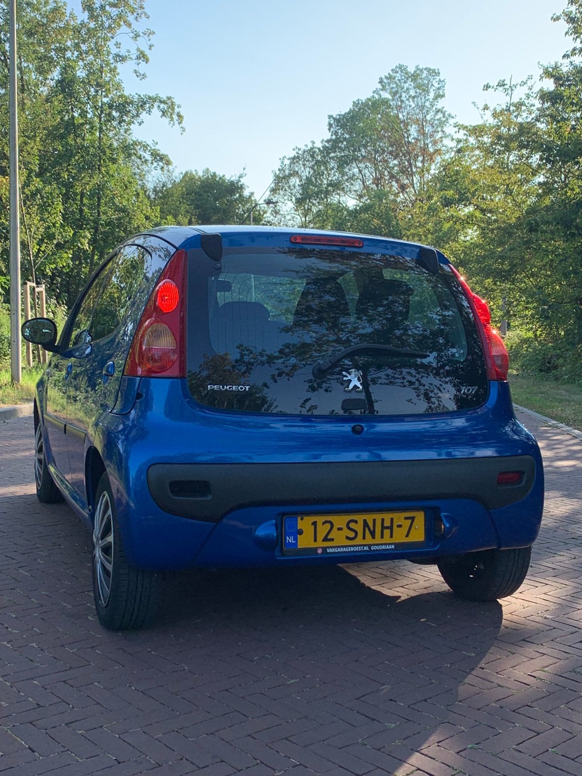 Peugeot 107 1.0 12V 5DR 2011 Blauw Airco NAP, Auto's, Voorwielaandrijving, 68 pk, Origineel Nederlands, Handgeschakeld