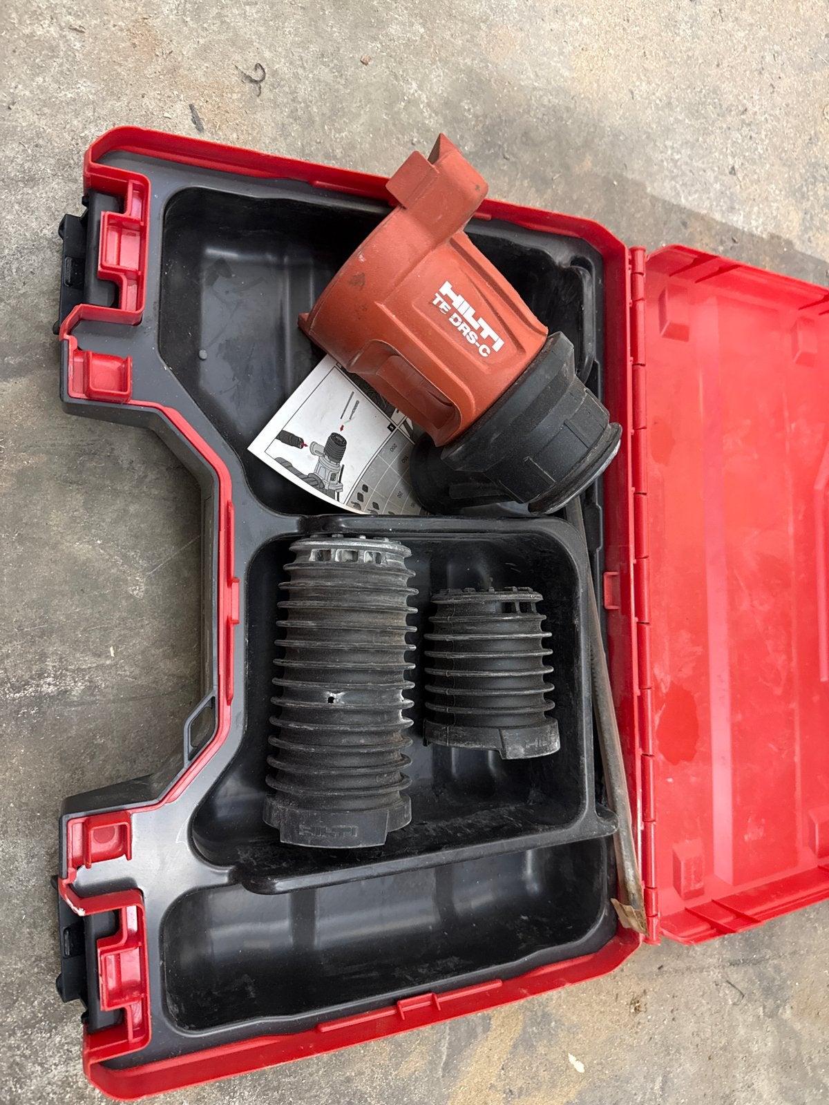Hilti TE DRS-C stofafzuiging voor boorhamer, Ophalen of Verzenden, Gebruikt, Overige typen