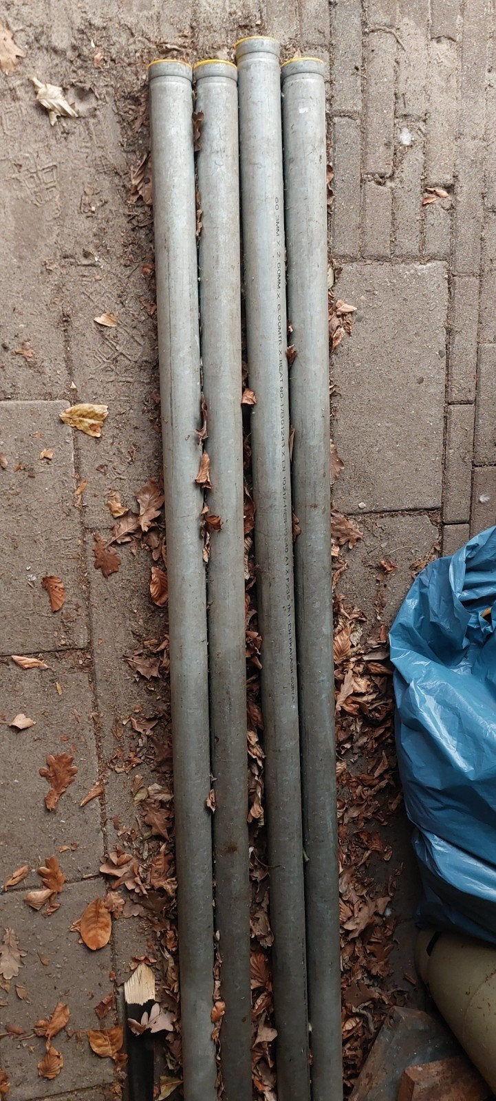 2 duims stalen buizen gegalvaniseerd, Doe-het-zelf en Verbouw, Metalen, Ophalen of Verzenden, Nieuw, IJzer