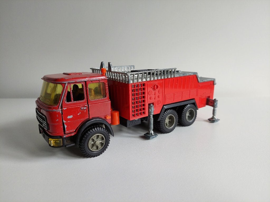 Vintage Barlux Fiat 697 TP brandweerwagen, Ophalen of Verzenden, Gebruikt, Overige typen