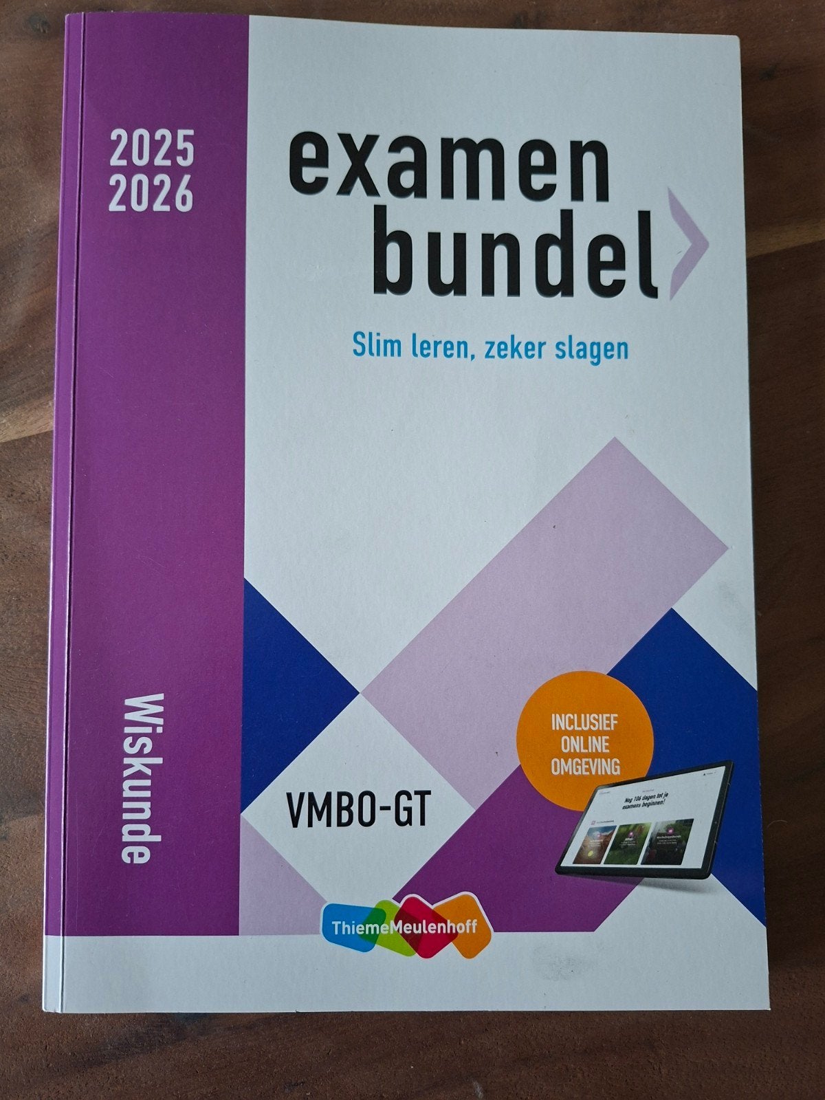 Examenbundel Wiskunde VMBO-GT 2025/2026, Boeken, Ophalen of Verzenden, Zo goed als nieuw, VMBO, Wiskunde A