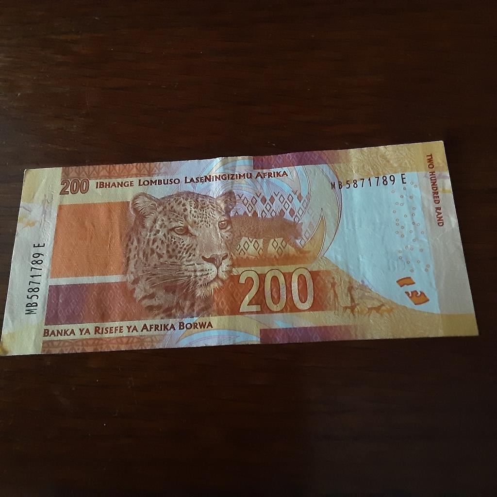 200 Rand Zuid-Afrika  gebruik, Ophalen of Verzenden, Zuid-Afrika