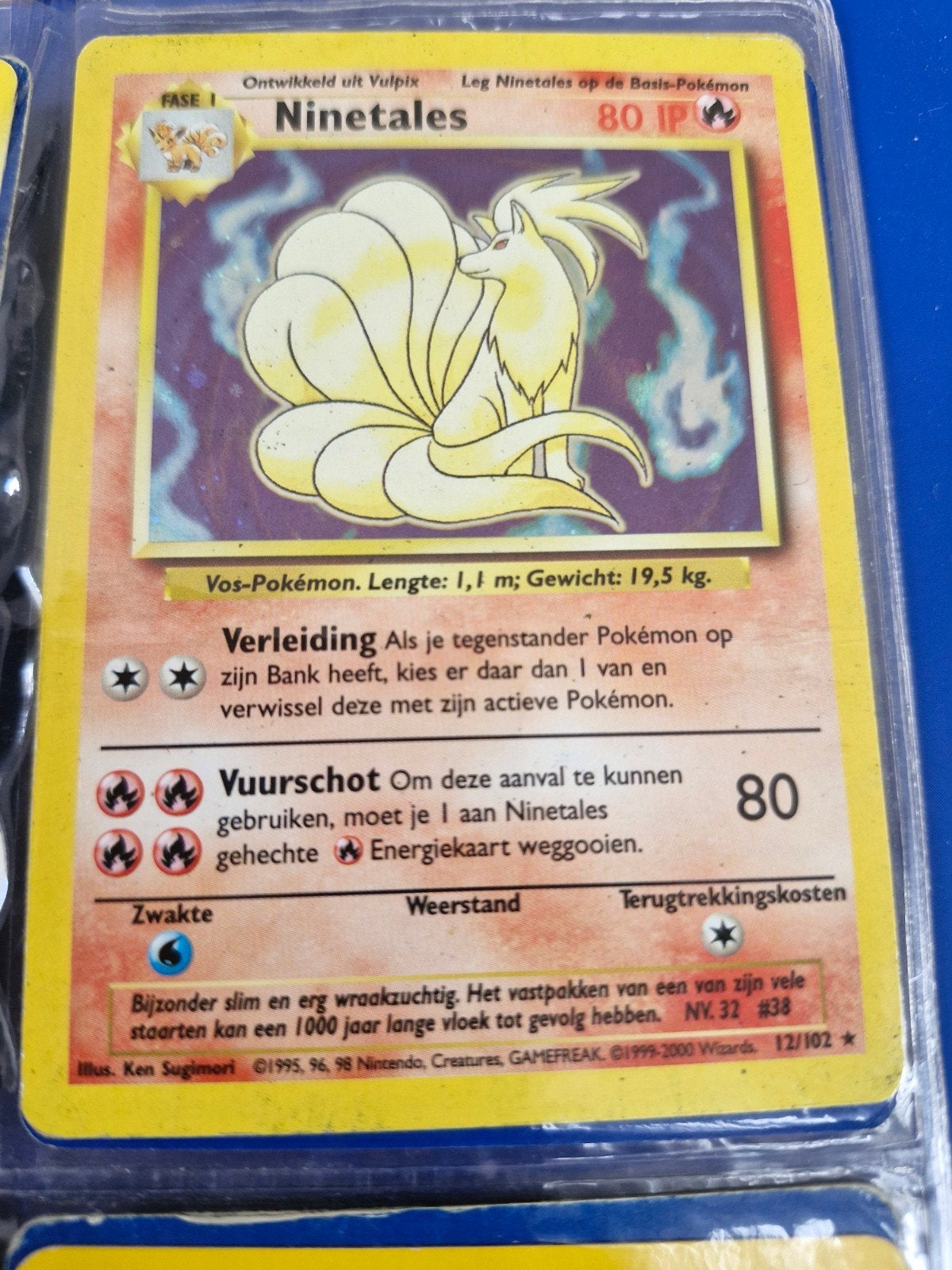 Pokémon Ninetales 12/102 Holo Rare (Nederlands), Verzenden