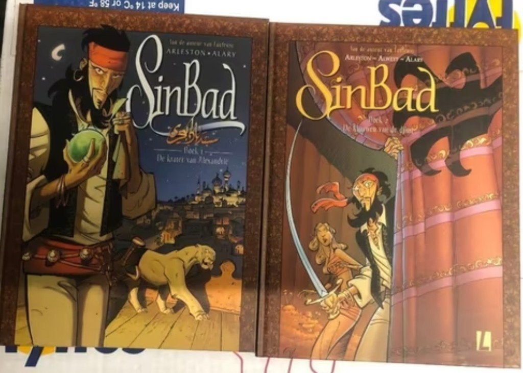 De krater van alexandrie klauwen van djinn sinbad hardcover, Boeken, Stripboeken, Eén stripboek, Ophalen of Verzenden, Zo goed als nieuw