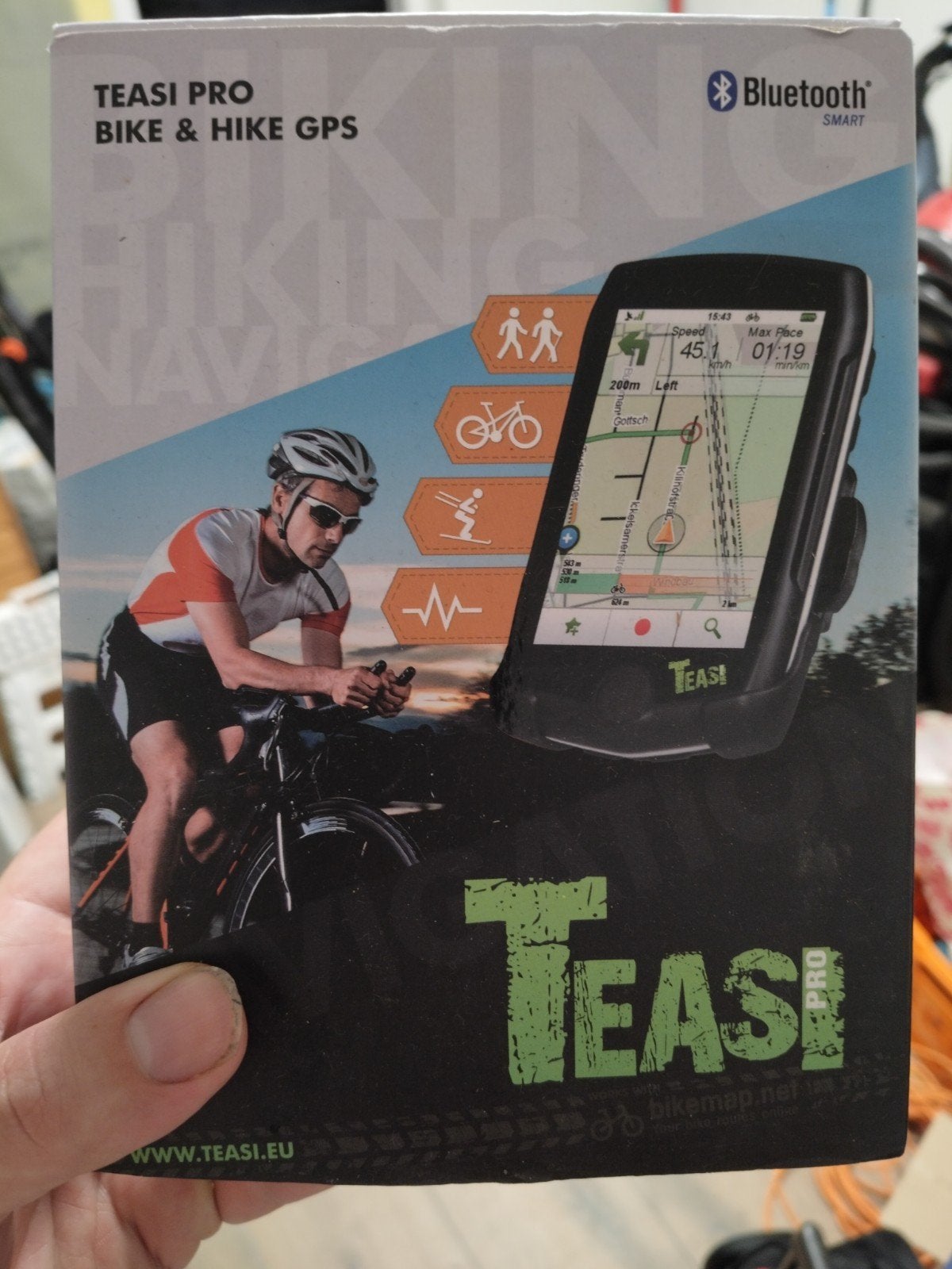 Teasi Pro Bike & Hike GPS Navigatie - Zo goed als nieuw, Ophalen of Verzenden, Zo goed als nieuw