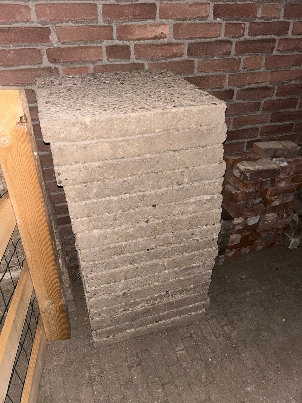 Gratis: Grindtegels 50x50 cm, Ophalen, Gebruikt, 5 tot 10 m², Beton