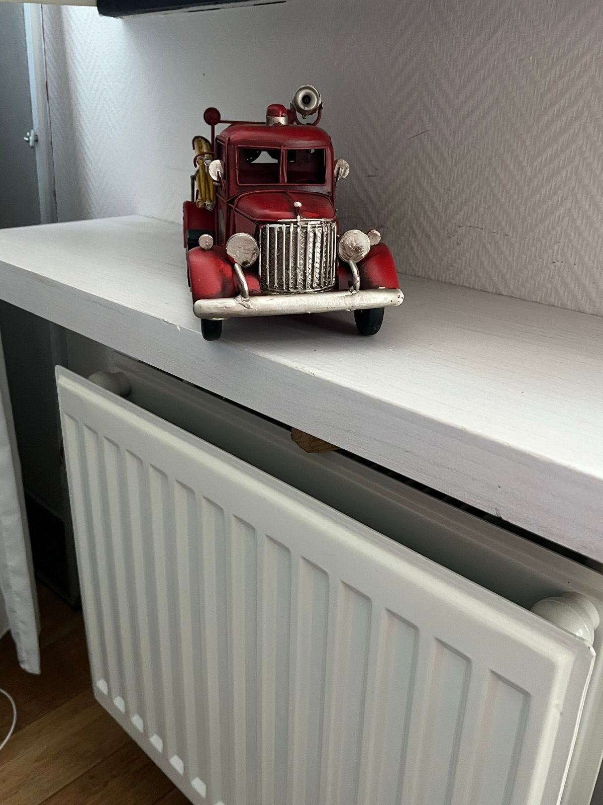 Decoratieve brandweerwagen (metaal), Ophalen of Verzenden, Gebruikt