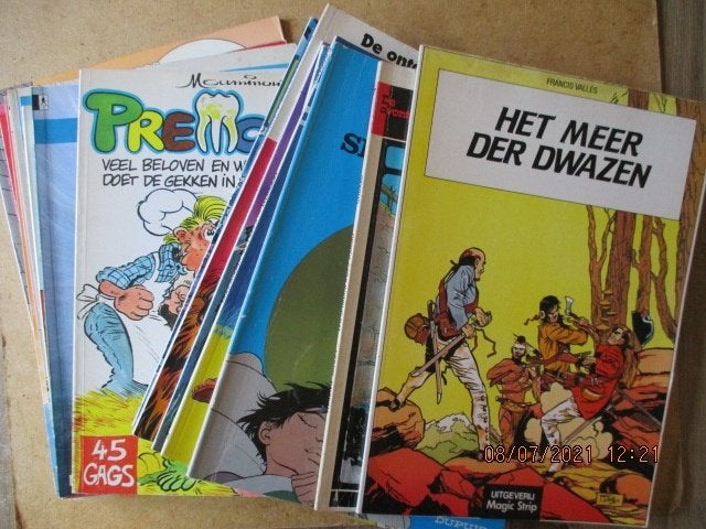 adv4968 diverse stripboeken 4, Boeken, Eén stripboek, Ophalen, Gelezen
