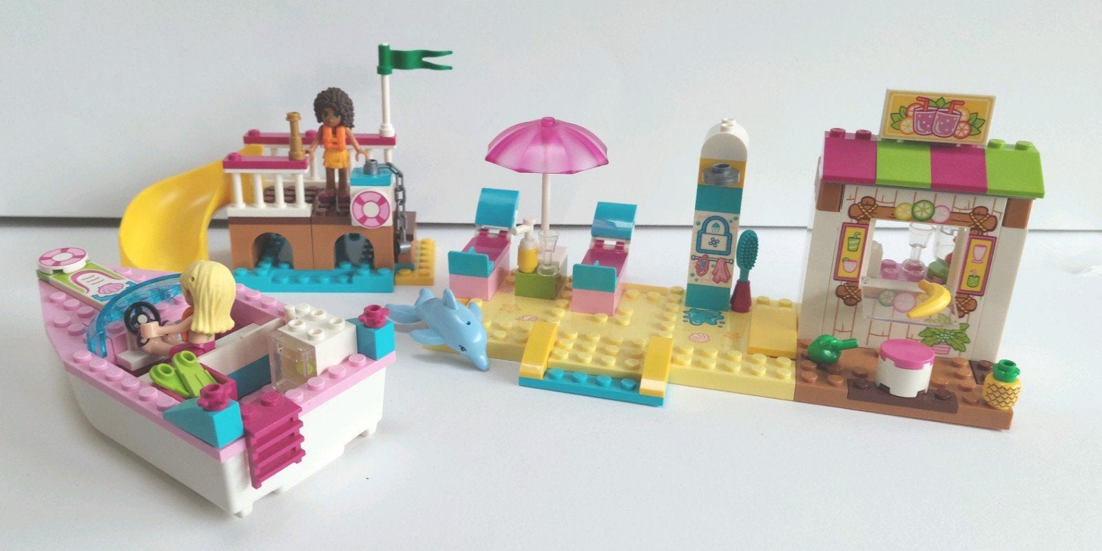 LEGO Juniors 10747 Andrea & Stephanie's Strandhuis, Compleet, Lego, Friends, Ophalen of Verzenden