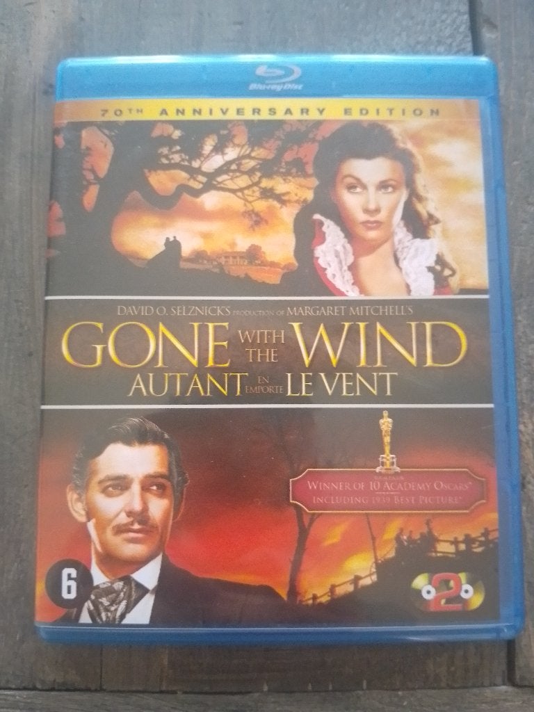 Gone with the wind -  blu ray, Cd's en Dvd's, Dvd's | Klassiekers, Alle leeftijden, Drama, Ophalen of Verzenden, Zo goed als nieuw