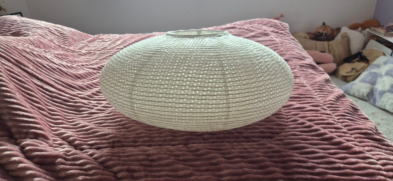 witte IKEA SOLLEFTEA hanglamp, Ophalen