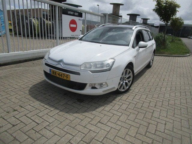 Citroen C5 Tourer 2.0 HDiF Exclusive Automaat, Auto's, Citroën, Euro 5, Gebruikt, 4 cilinders, Leder en Stof