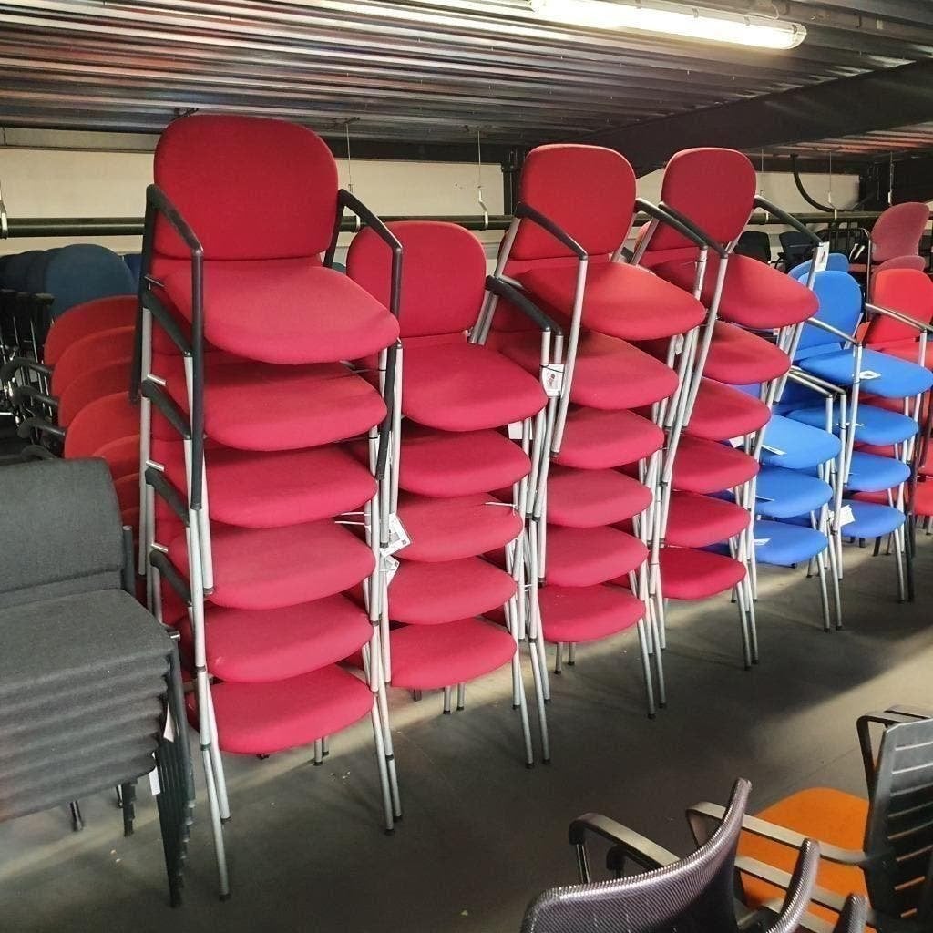 Heel veel stoelen | bureaustoel | kruk | vergaderstoelen etc, Huis en Inrichting, Gebruikt, Bruin, Ophalen of Verzenden, Stof