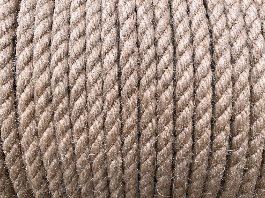 TOUW JUTE 8mm haspels a 200mtr. 3-strengs, Ophalen of Verzenden, Nieuw, Overige typen