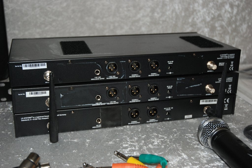 LD Systems 3x WS1G8R2 ontvangers met zenders  <26260041>, Ophalen, Gebruikt, ., LD Systems