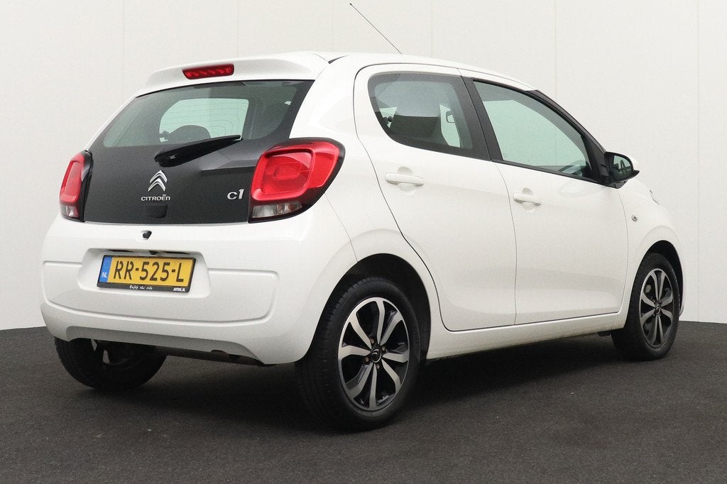 Citroën C1 1.0 VTi Aut. Shine Camera Bluetooth Multimediasc, Auto's, Citroën, Stof, Gebruikt, 4 stoelen, C1