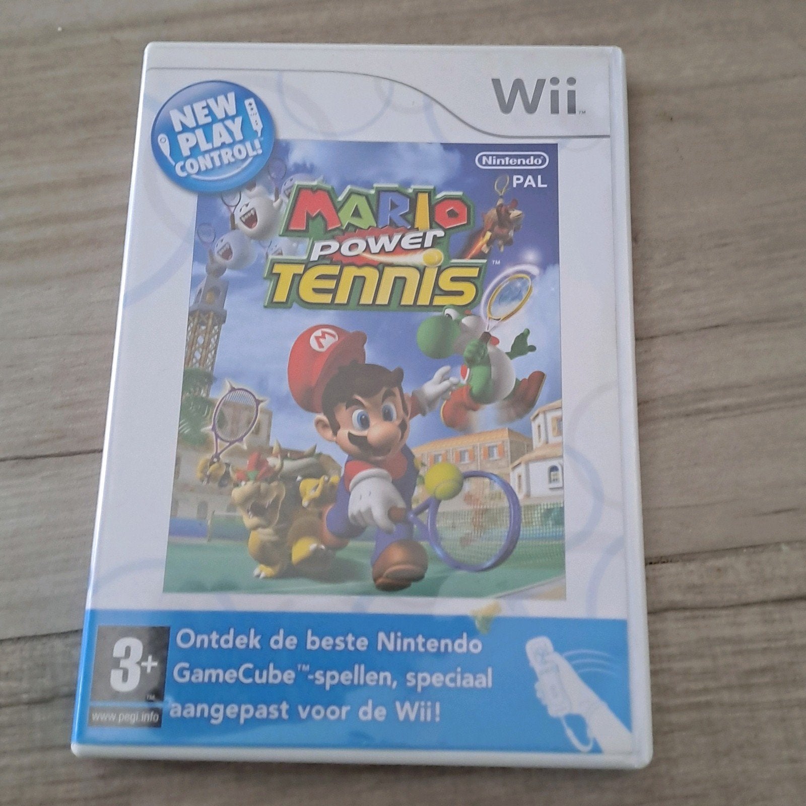Wii Spel Mario Power Tennis, Spelcomputers en Games, Games | Nintendo Wii, Ophalen of Verzenden, Zo goed als nieuw, Sport, 3 spelers of meer