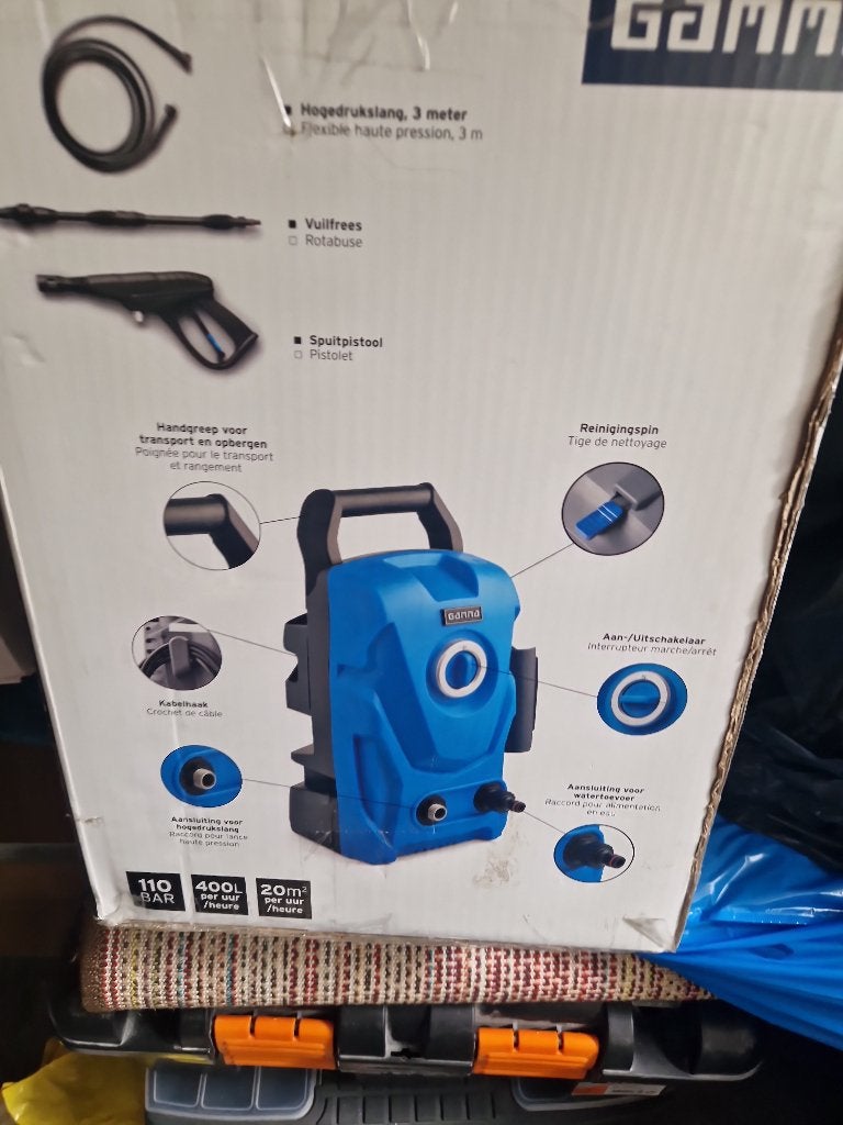Hogedrukreiniger, Ophalen, Zo goed als nieuw, Gamma, Elektrisch