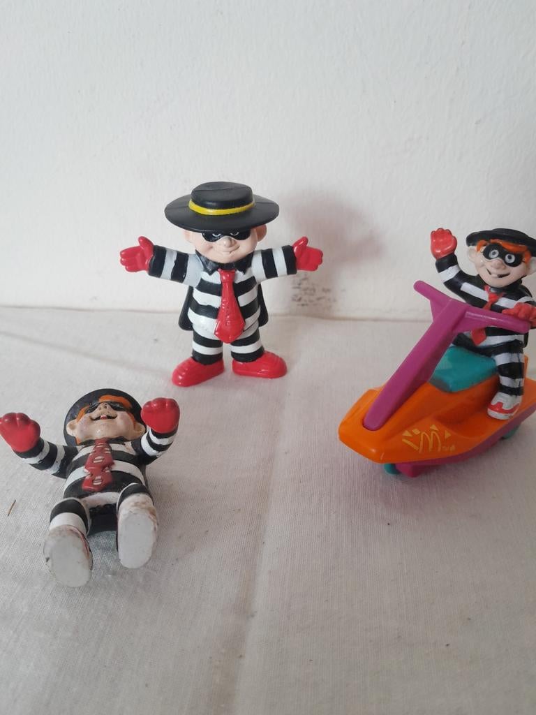 McDonald's Hamburglar figuren set vintage happy meal, Ophalen of Verzenden, Gebruikt