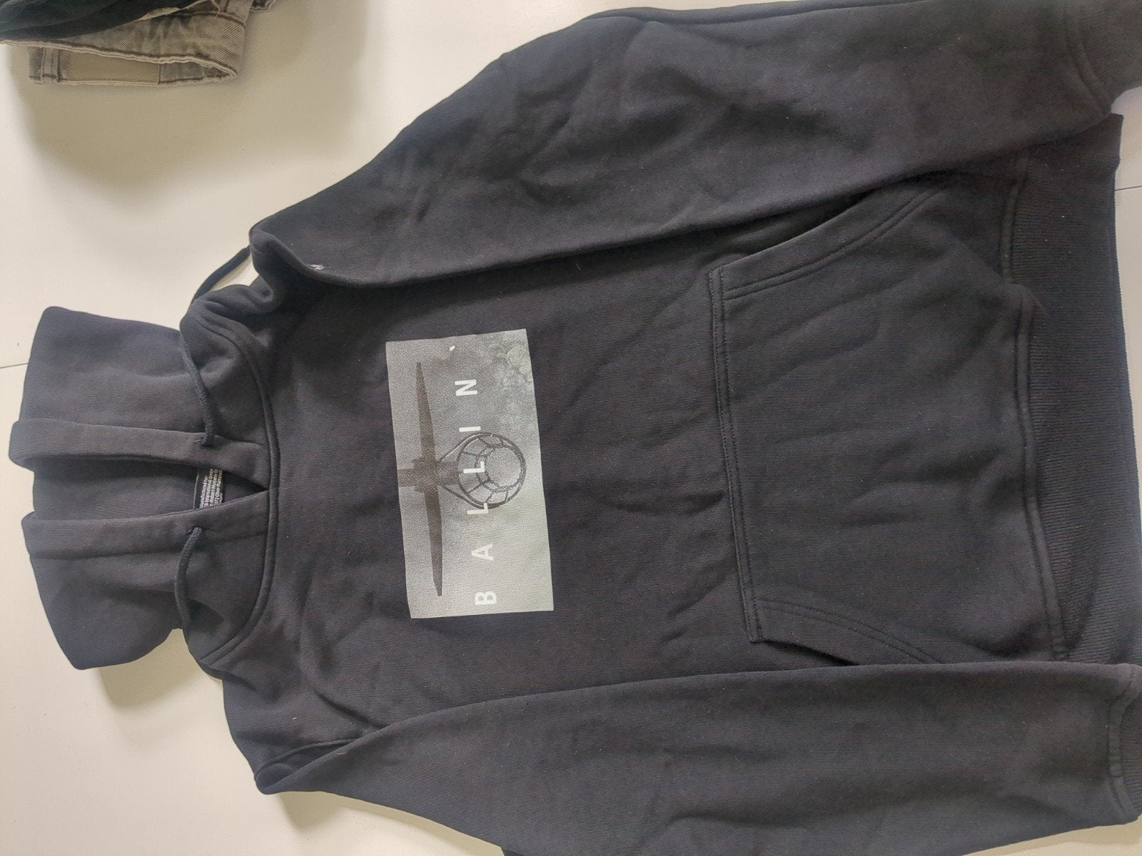 Ballin Amsterdam hoodie maat XS 170, Zwart, Ballin Amsterdam, Overige maten, Ophalen of Verzenden