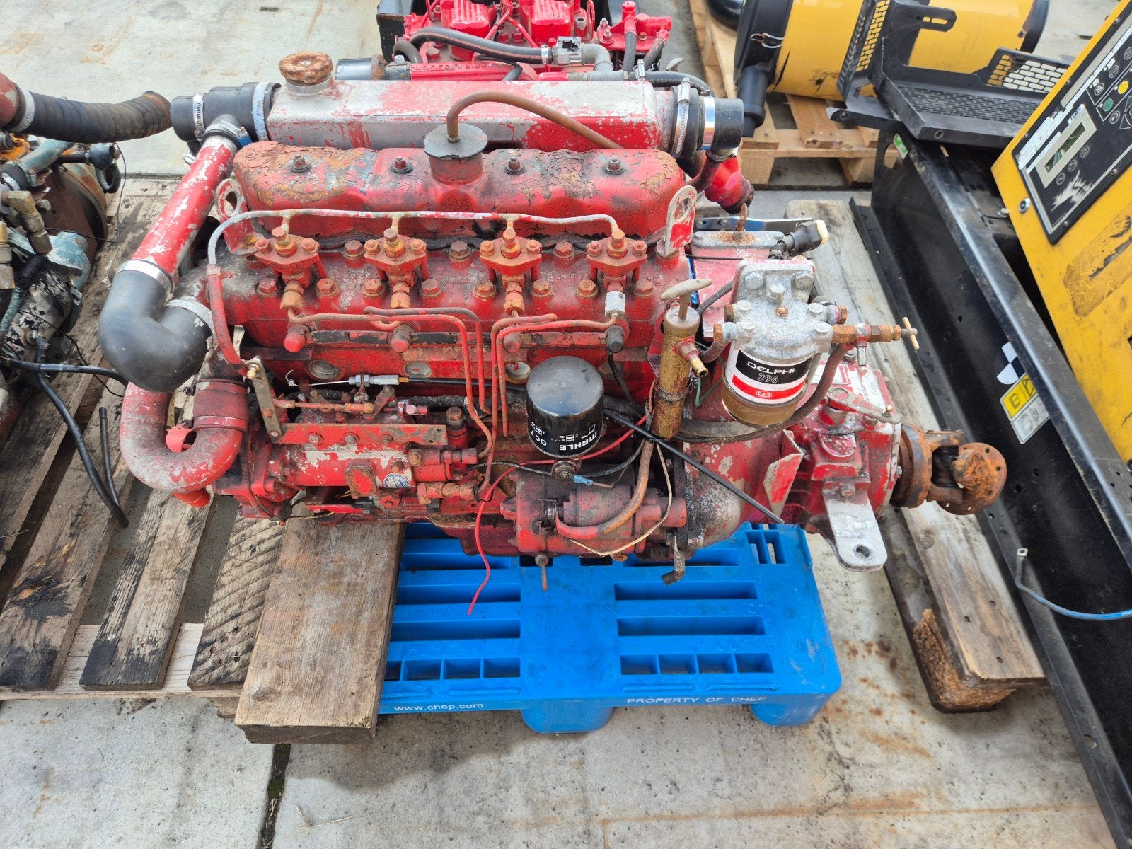 3 x peugeot indenor, Ophalen, Gebruikt, Binnenboordmotor, Diesel
