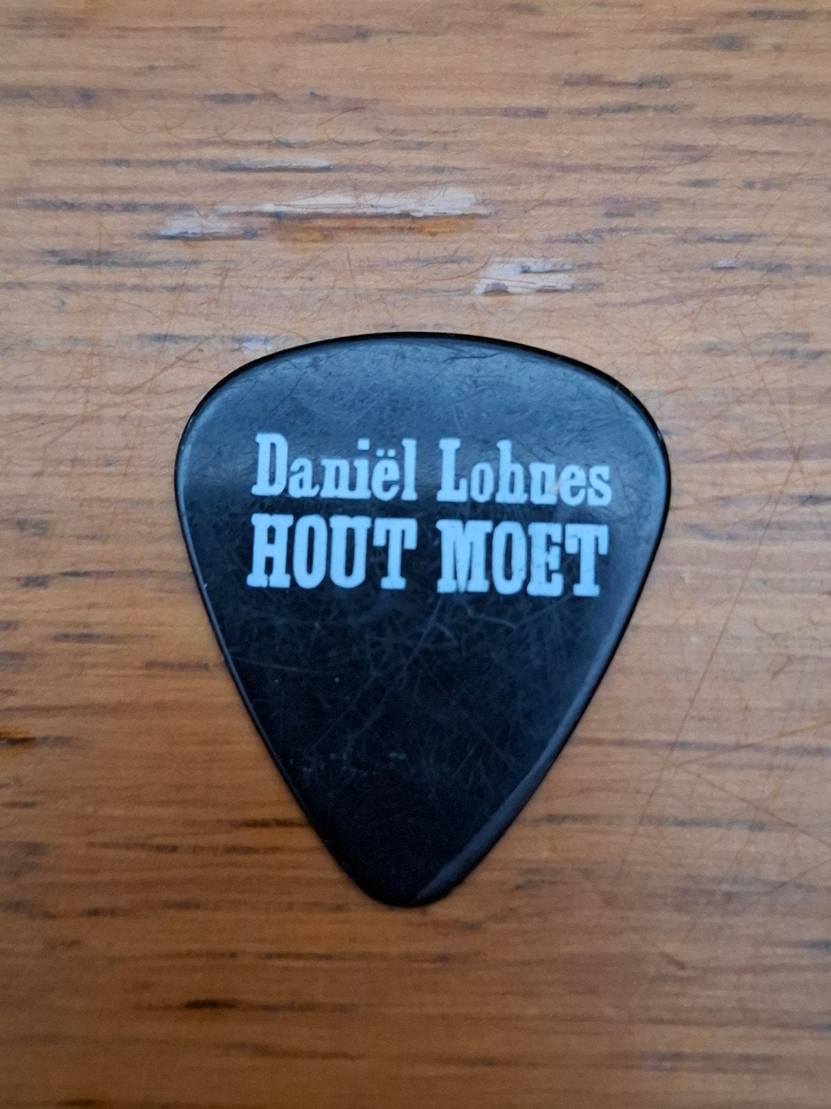 Origineel plectrum Daniël Lohues, Ophalen of Verzenden, Zo goed als nieuw, Foto of Kaart