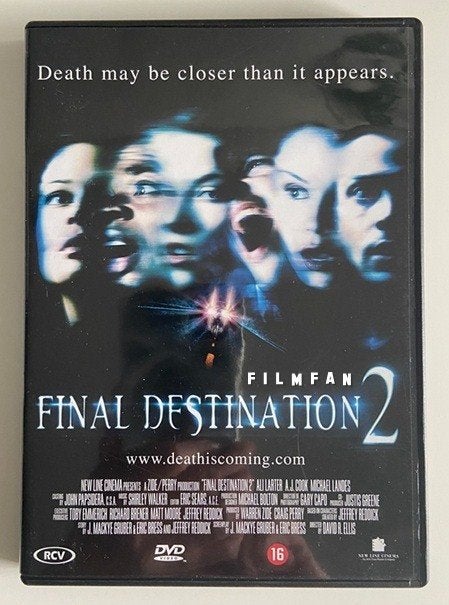 DVD Final Destination 2, Engels, Vanaf 16 jaar, Nederlands, Ophalen of Verzenden