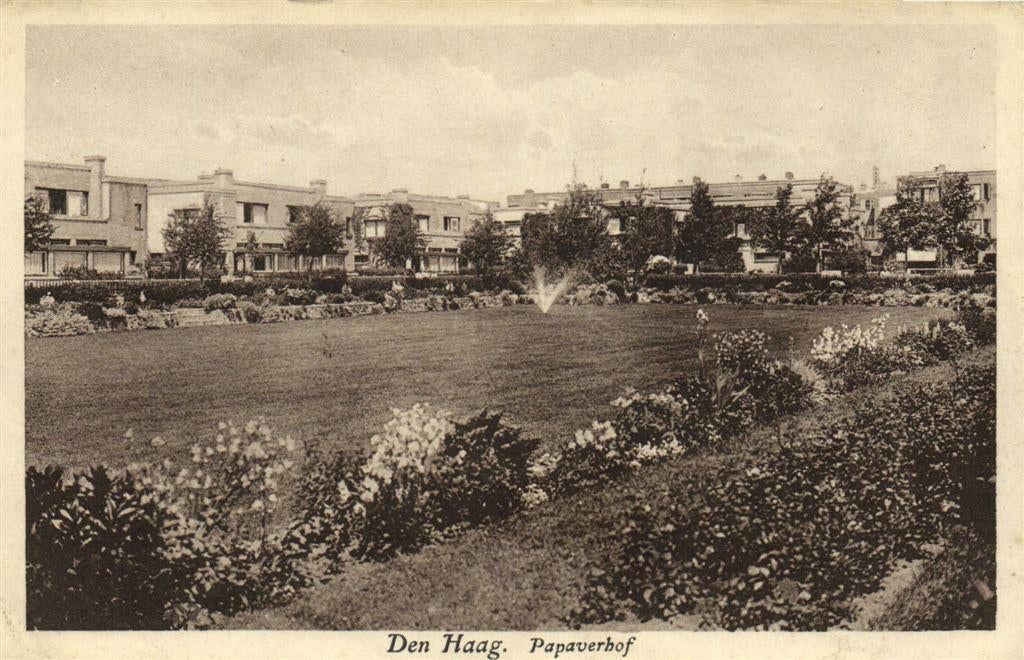 Den Haag. Papaverhof - ongelopen, Verzamelen, Ophalen of Verzenden, Voor 1920, Ongelopen, Zuid-Holland