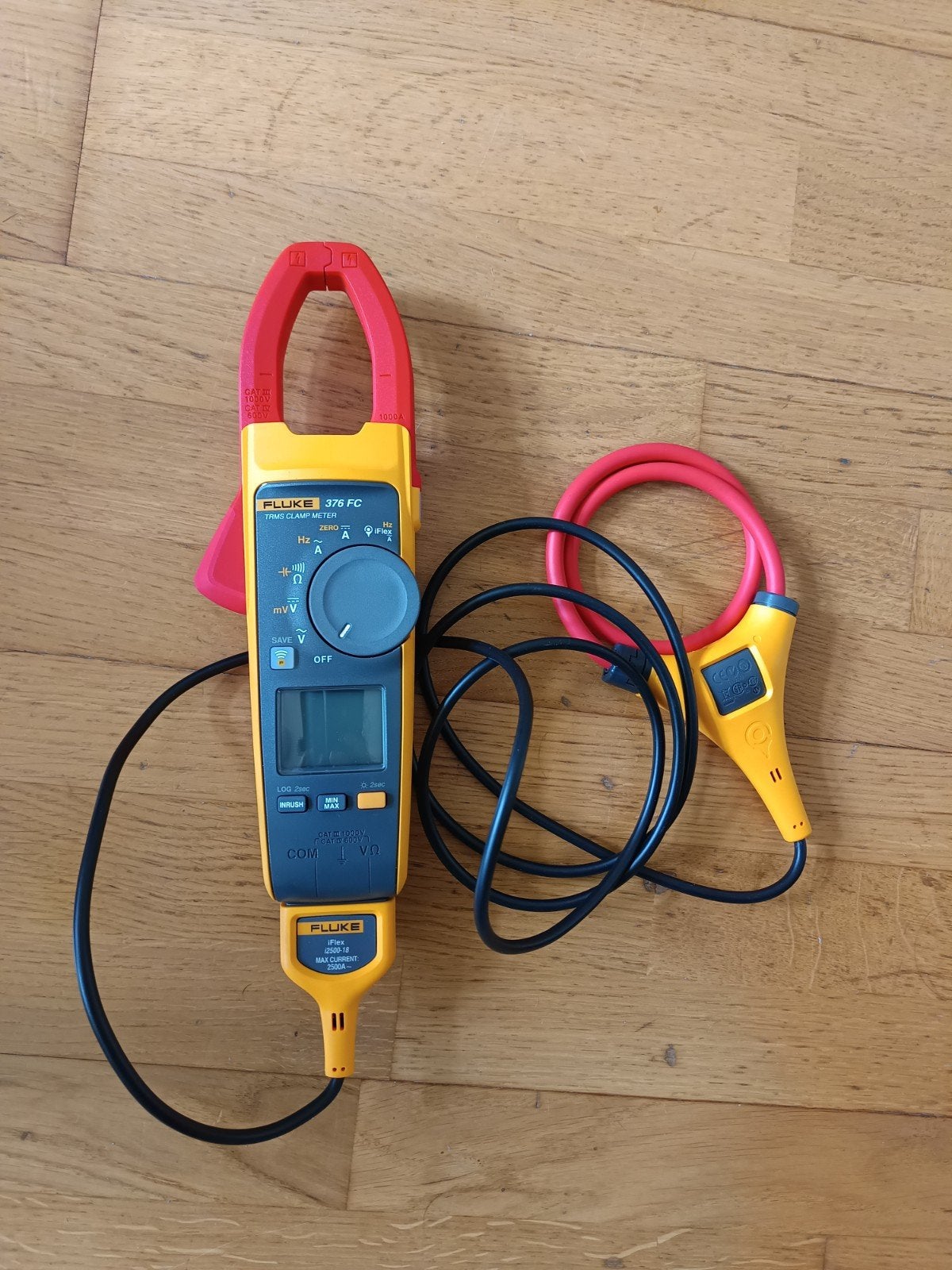 Fluke 376 FC TRMS Stroomtangmeter met iFlex, Doe-het-zelf en Verbouw, Meetapparatuur, Ophalen of Verzenden, Zo goed als nieuw