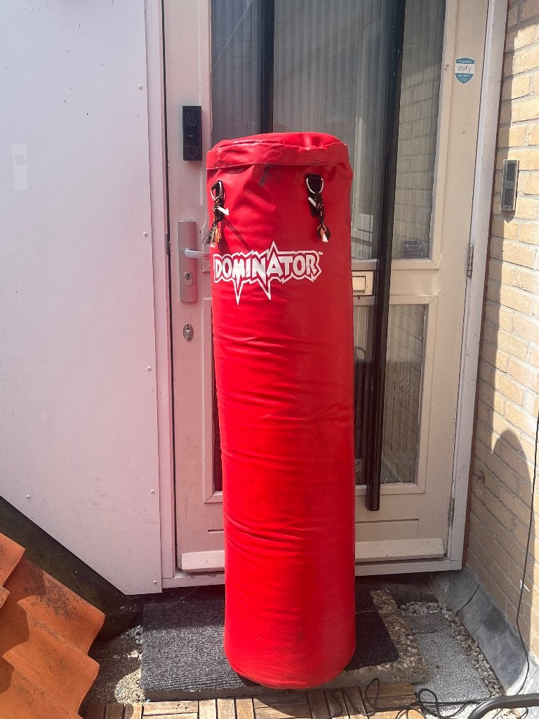 Dominator Bokszak Rood - Ideaal voor Thuis Training 160 cm, Ophalen, Gebruikt
