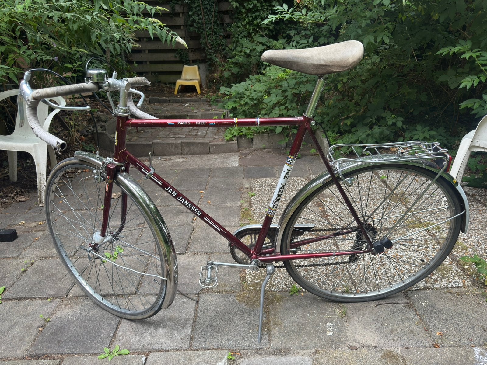 Vintage racefiets Jan Janssen opknapper, Fietsen en Brommers, Ophalen, Jaren '60 of nieuwer