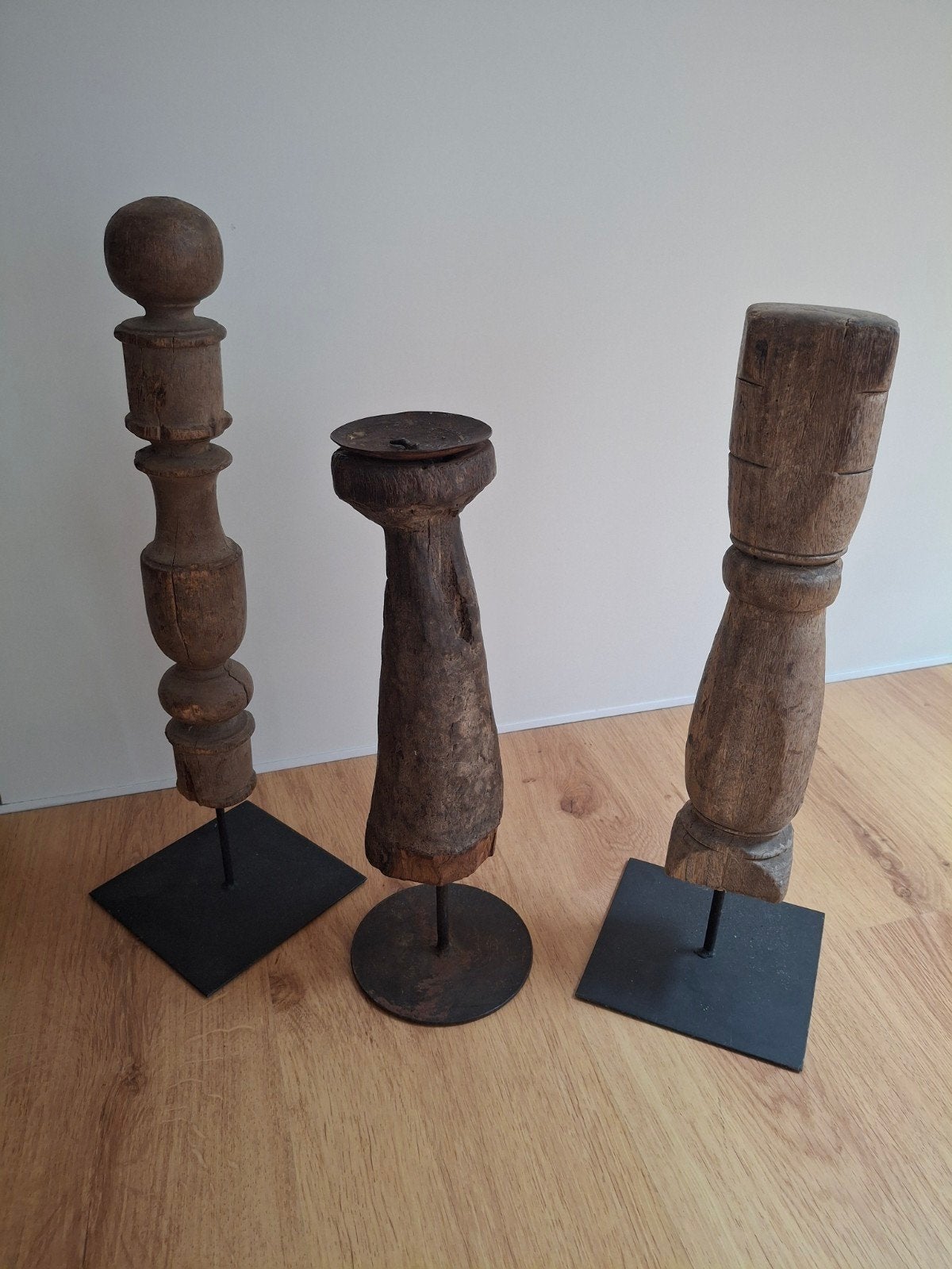Leuke houten pilaren, Huis en Inrichting, Woonaccessoires | Overige, Ophalen of Verzenden