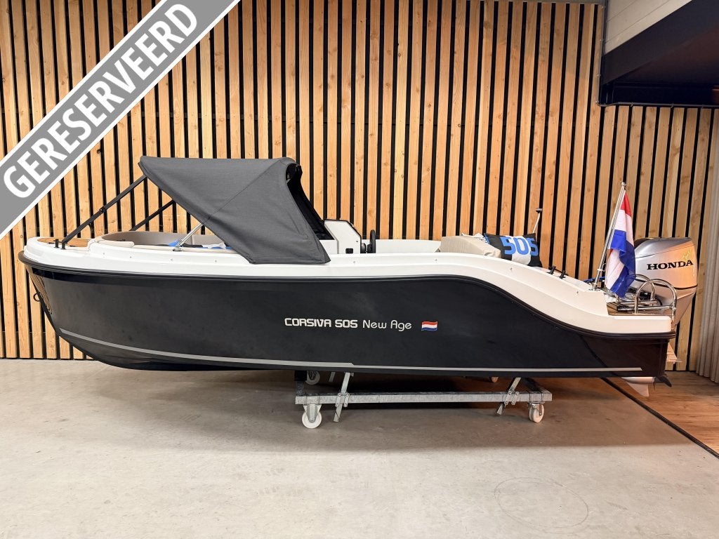 NwStaat! CORSIVA 505 New Age '60PK HONDA' LED! OPTIES! 2026!, Watersport en Boten, Sloepen, Tender, Zo goed als nieuw, 2 m, Rondzit