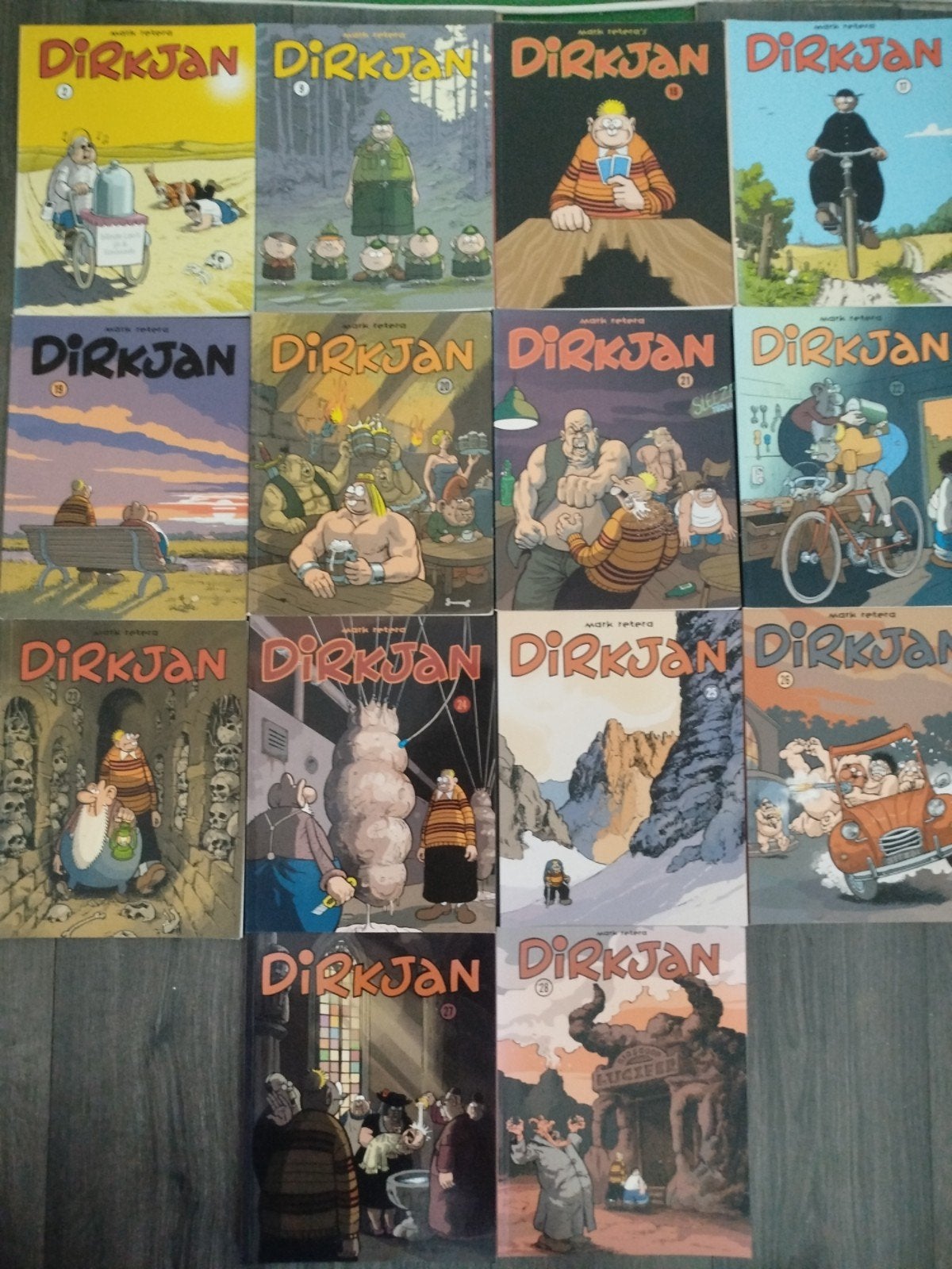 DIRK JAN STRIPBOEKEN COLLECTIE, Mark Retera, Ophalen of Verzenden, Zo goed als nieuw, Meerdere stripboeken