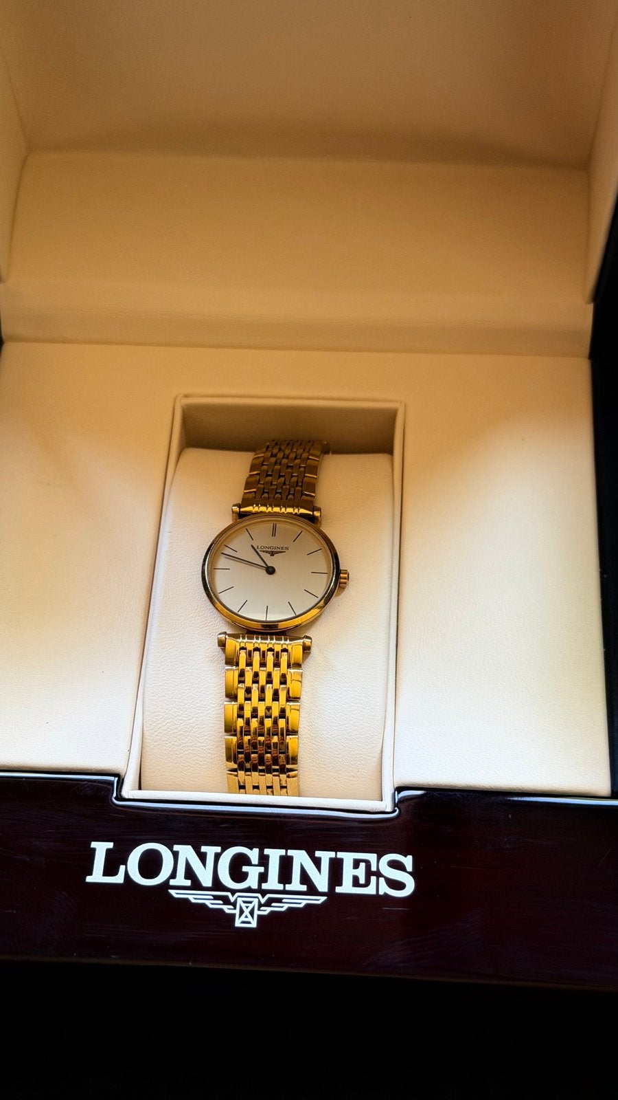 Longines La Grande Classique Dames Horloge Goudkleurig, Overige merken, Polshorloge, Ophalen of Verzenden, Zo goed als nieuw