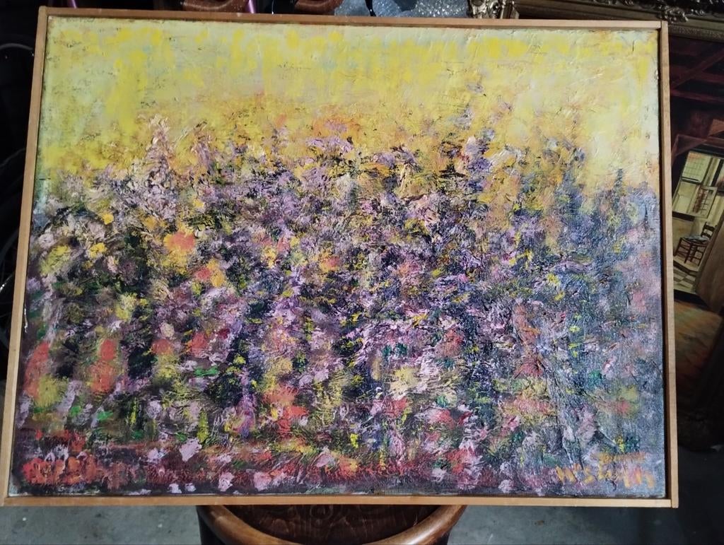 Schilderij olieverf op canvas Willem Steijn (1914-1980), Antiek en Kunst, Kunst | Schilderijen | Klassiek, Ophalen