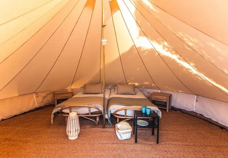 Glamping Tent Tapijt - canvascamp twin 600, Ophalen, Zo goed als nieuw