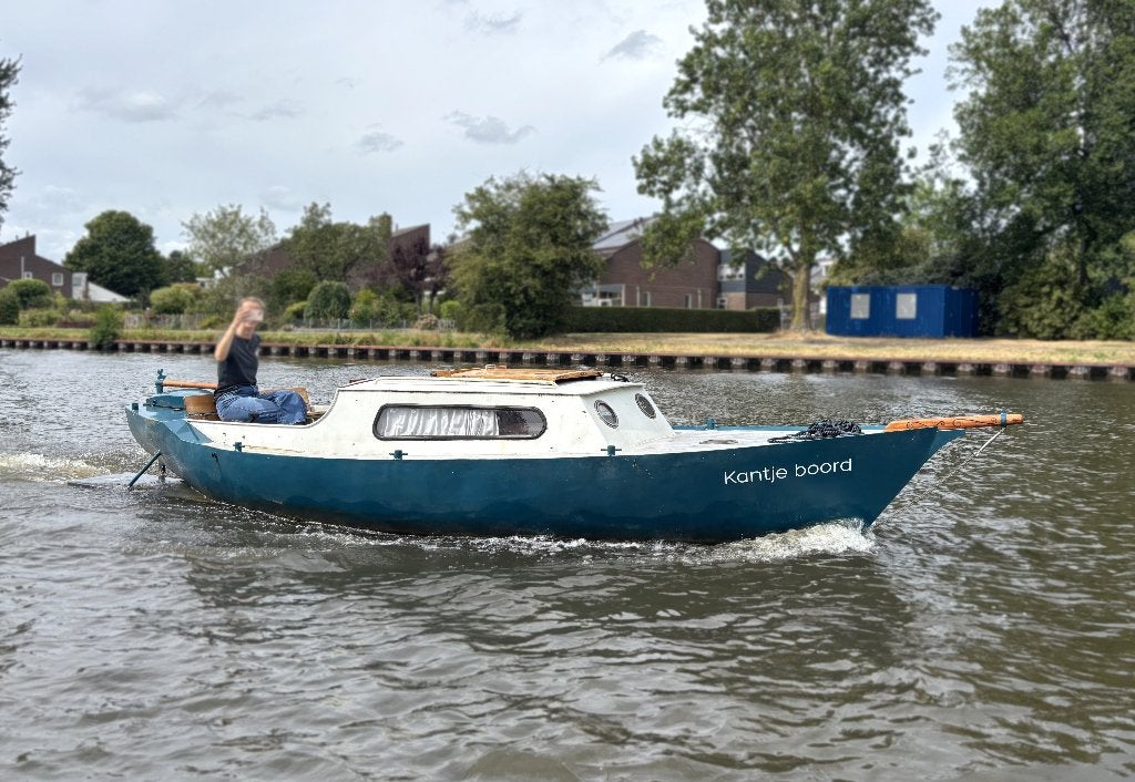 Klassieke rondspant motorboot met goede 8PK Honda, 8 pk, 1.00 - 1.50 meter, 80 cm, 6 m