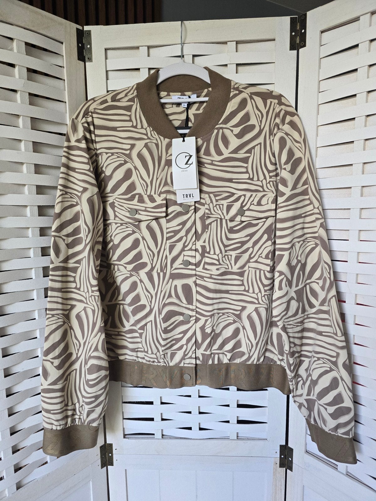 Nieuw jasje zoso travel xl taupe creme, Ophalen of Verzenden, Nieuw, Maat 46/48 (XL) of groter, Beige