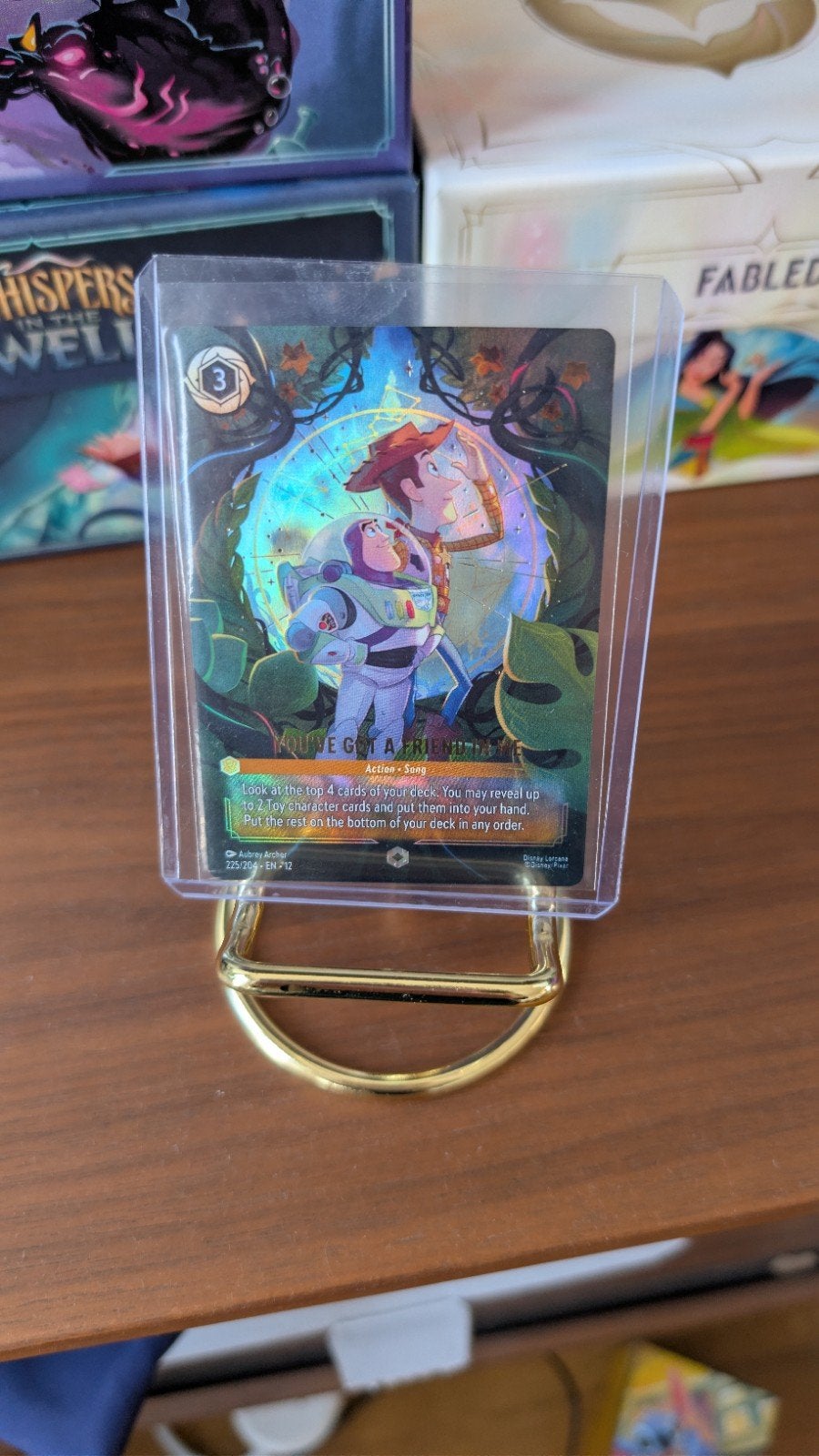 Disney Lorcana Enchanted & Iconic, Ophalen of Verzenden, Zo goed als nieuw, Meerdere kaarten, Foil