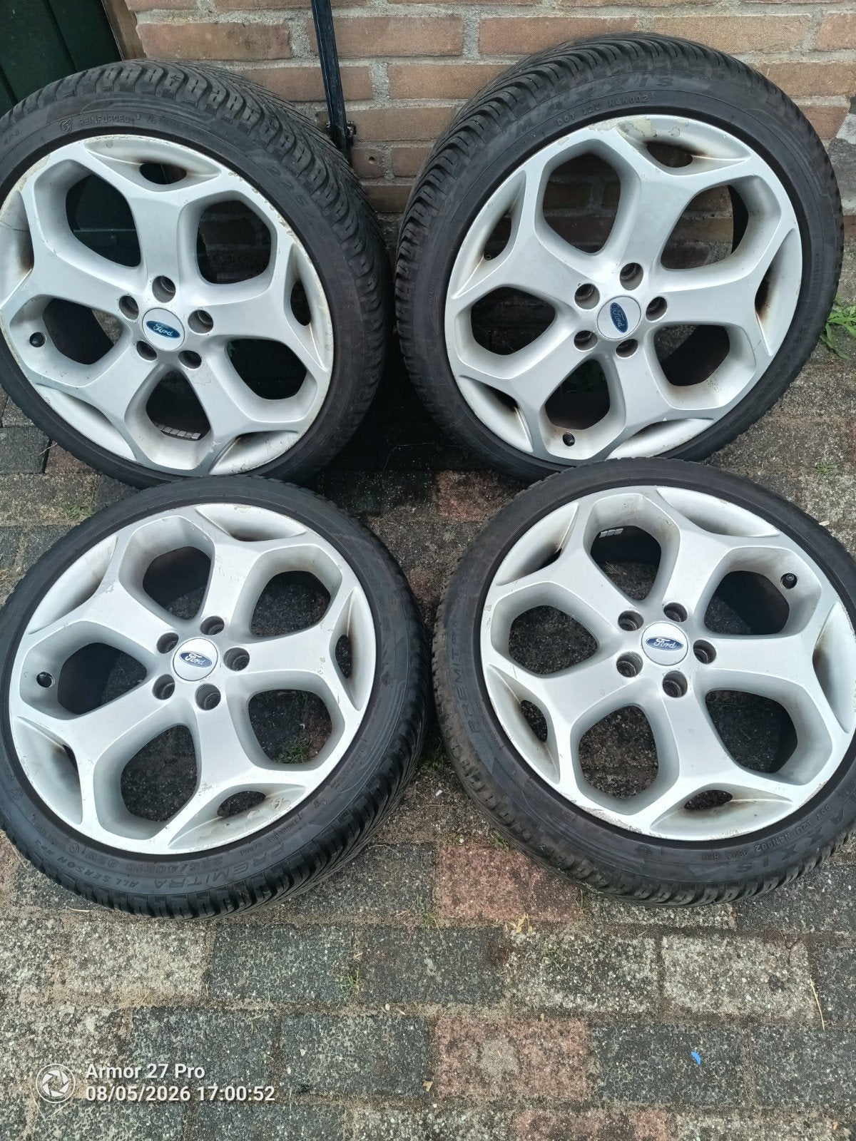 Ford focus 18 inc ST velgen met 4 seizoen banden, Auto-onderdelen, Banden en Velgen, Ophalen, 18 inch, Gebruikt, All Season
