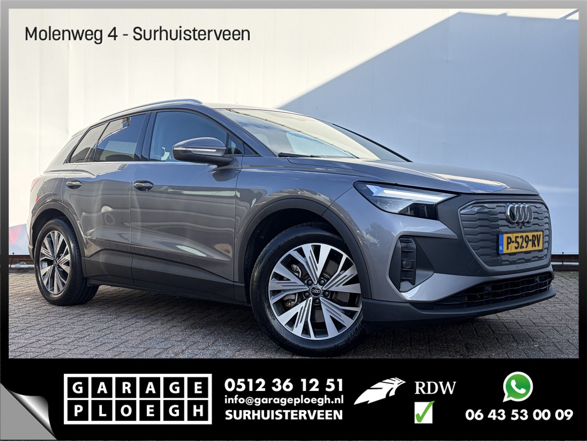 Audi Q4 e-tron 40 Edition 77 kWh Keyless Carplay Stoelverw., Auto's, Automaat, Achterwielaandrijving, Gebruikt, Origineel Nederlands