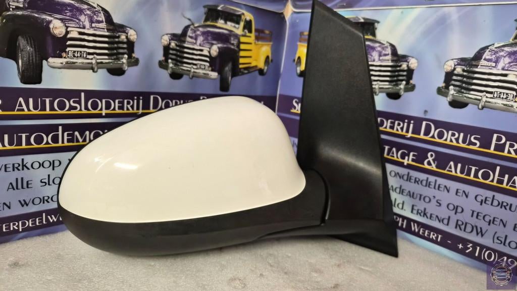 Ford Ka II bj 2010 Buiten spiegel recht kleur wit, Auto-onderdelen, Spiegels, Gebruikt, Info@ford.com, Ophalen of Verzenden, Ford