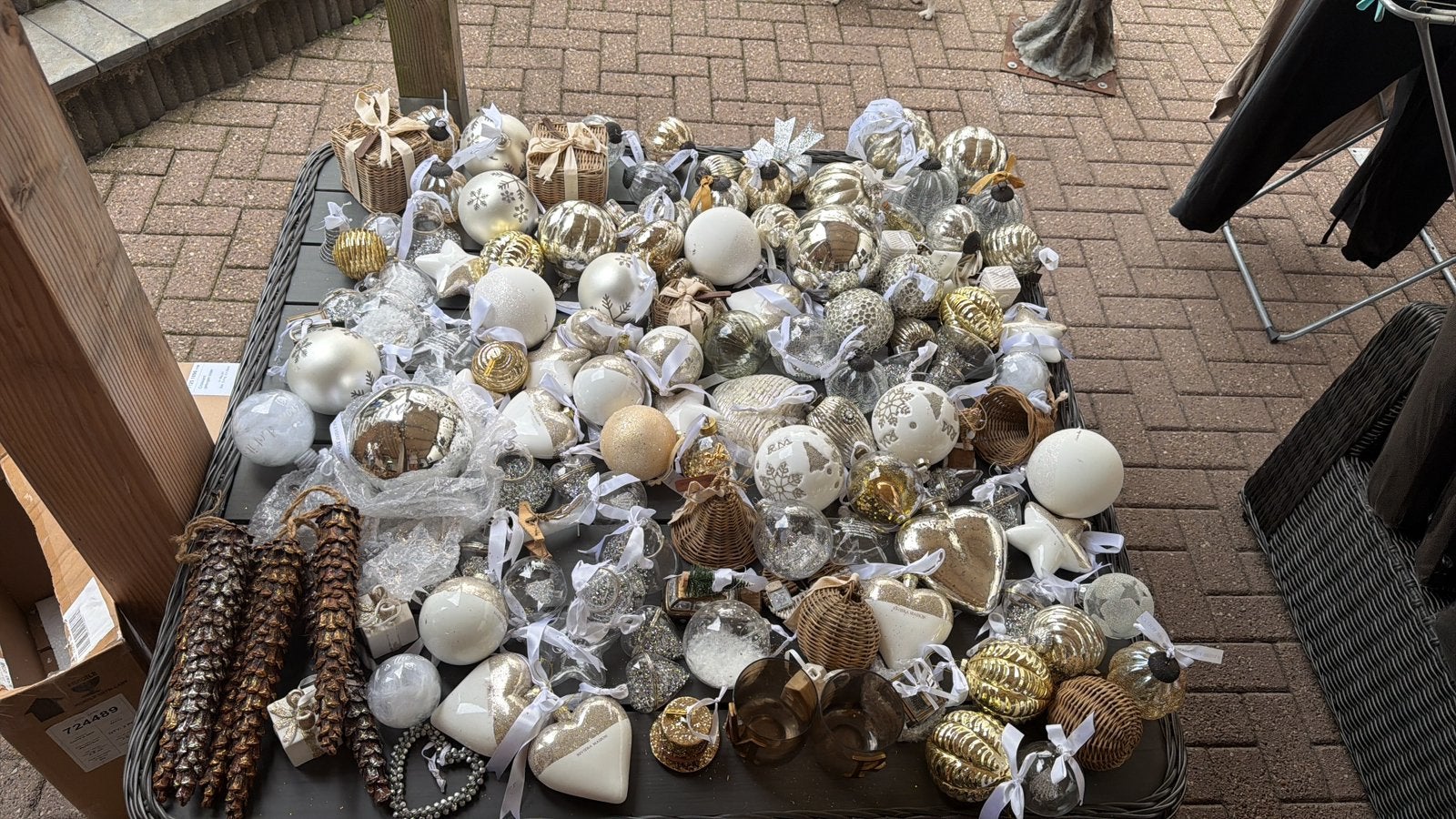 Rivera Maison kerstballen!, Tuin en Terras, Ophalen, Zo goed als nieuw